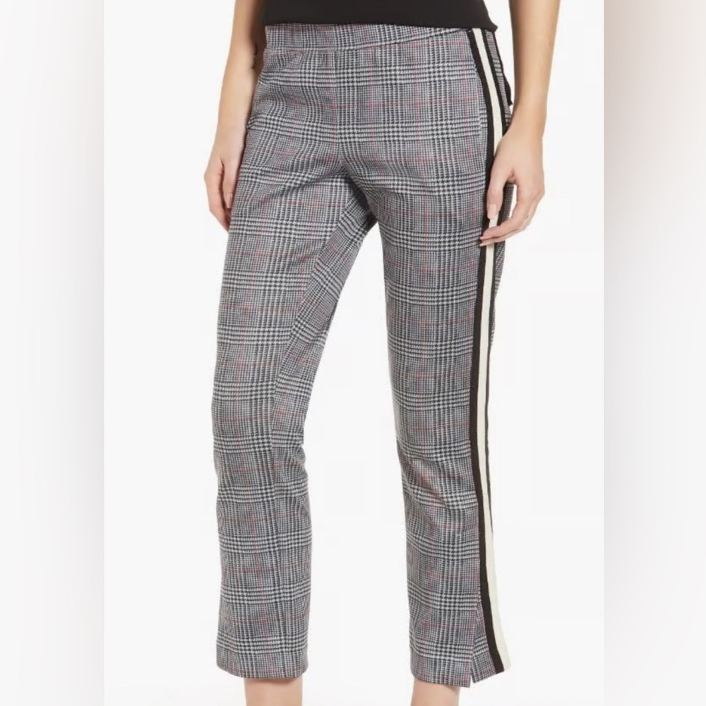 PAM & GELA x REVOLVE Glen Plaid Cropped Track Pant